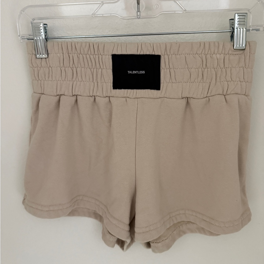Talentless Boxing Shorts- size small, color bone